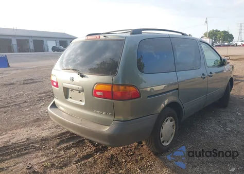 2000 Toyota Sienna Le from USA, damaged, VIN 4T3ZF13C8YU270960